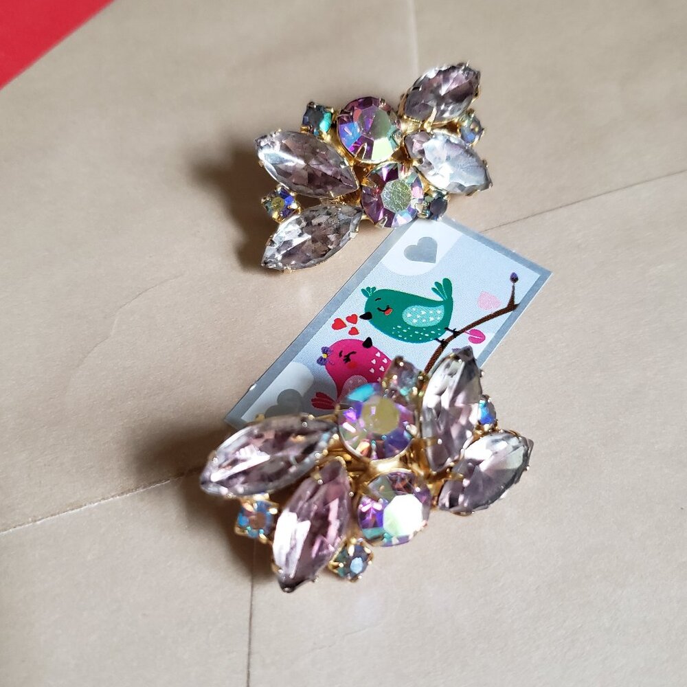 VINTAGE RHINESTONE EARRINGS